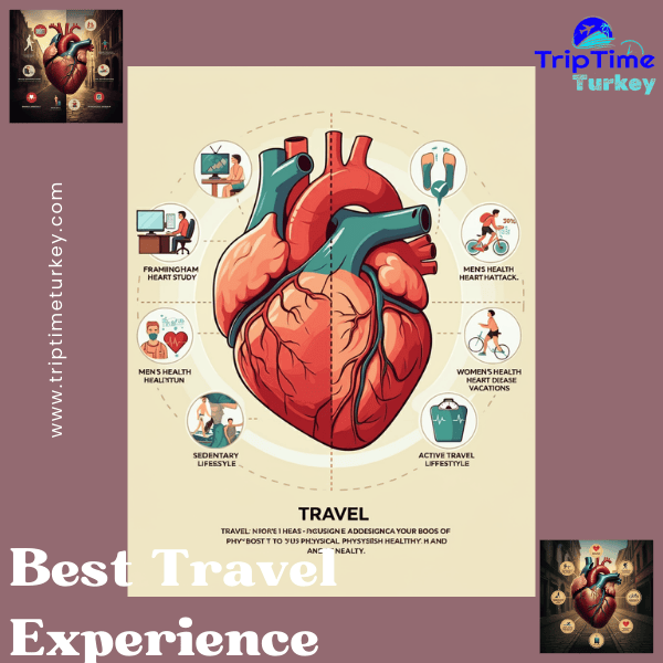 The “Framingham Heart Study” is an important study that shows that traveling is good for heart health.